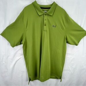 Under Armour - Men's Golf Shirt - XL - Polo - Green